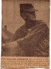 William Arneault in 1952